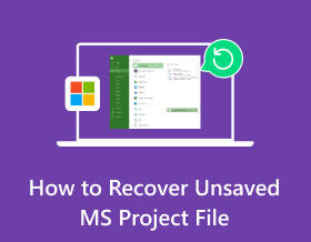 How to Recover Unsaved MS Project File