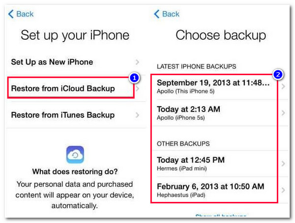 Restore iCloud Backup New iPhone