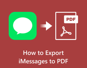 Kuinka viedä iMessages PDF-muotoon
