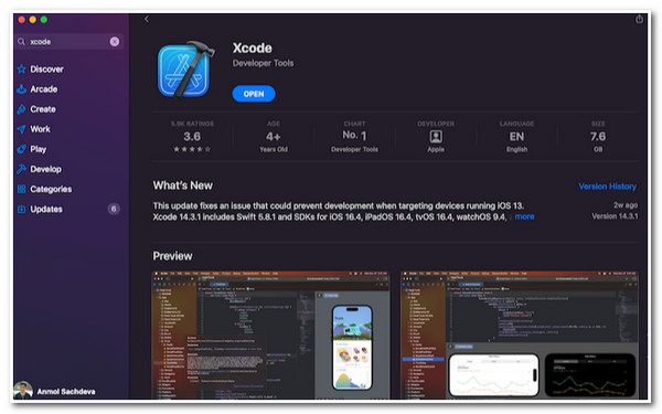 Asenna XCode