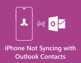 iPhone ei synkronoidu Outlookin yhteystietojen kanssa