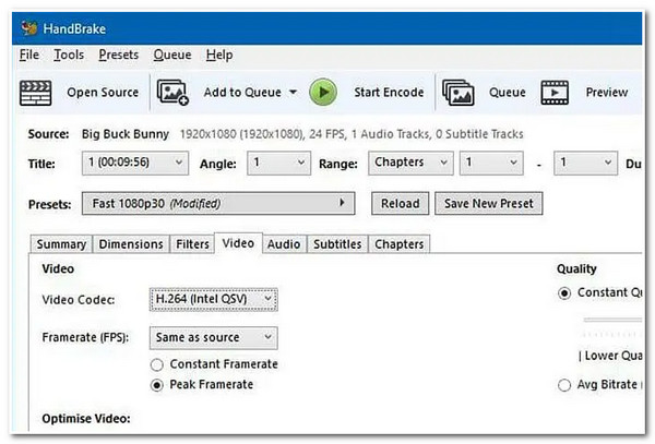 Rip Convert DVD Handbrake