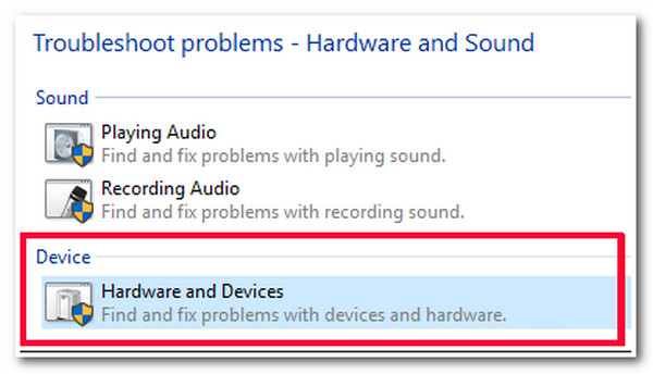 Select Troubleshooting