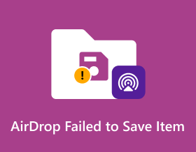AirDrop Failed to Save
