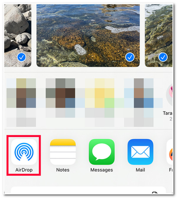 Airdrop-Fotos