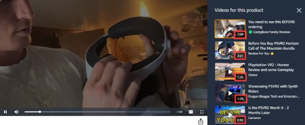 Délka videa recenze Amazon