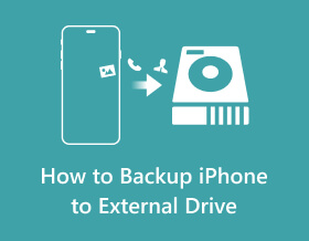 Kuinka varmuuskopioida iPhone ulkoiseen asemaan