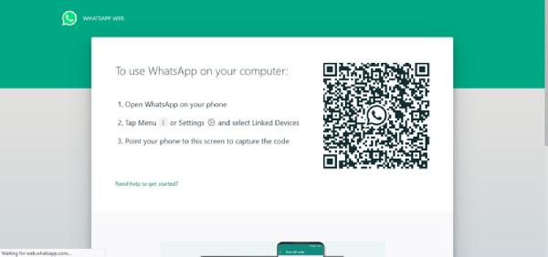 Les krypterte WhatsApp-meldinger på nettet