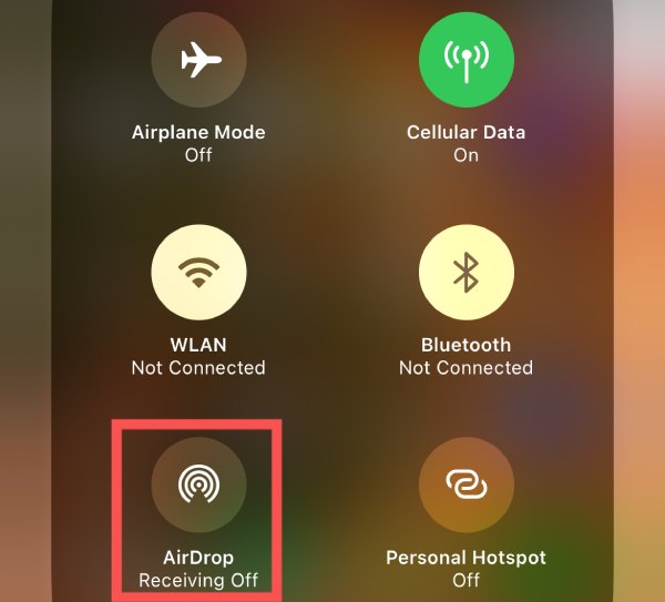 Đặt Airdrop
