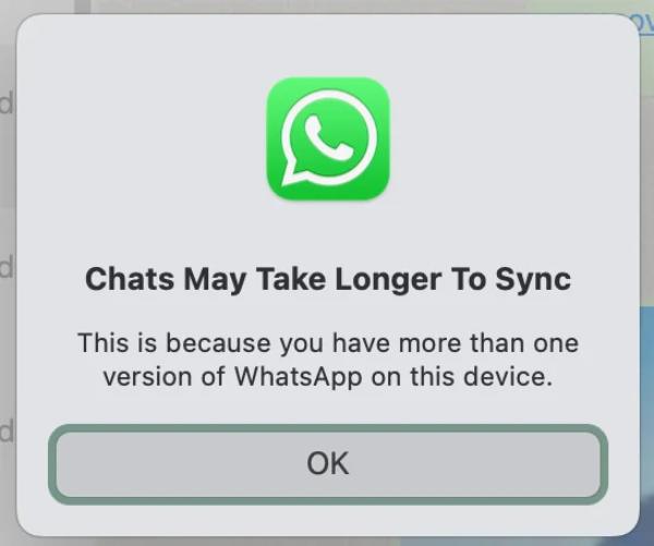 WhatsApp-synkronointiongelma
