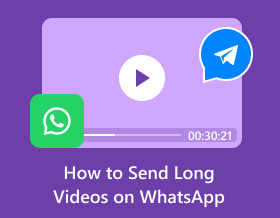 Kuinka lähettää pitkiä videoita Whatsappissa