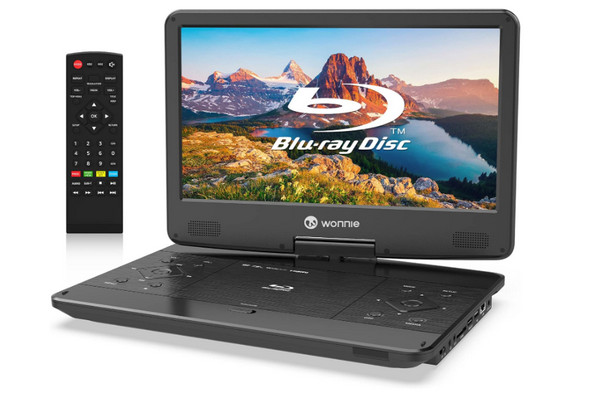 Wonnie 16.9 bærbar Blu Ray-afspiller