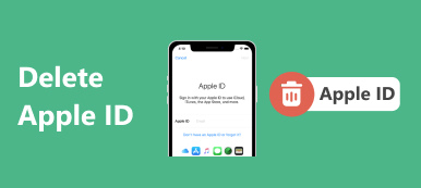 Slett Apple-ID