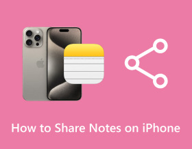 Slik deler du notater O Iphone
