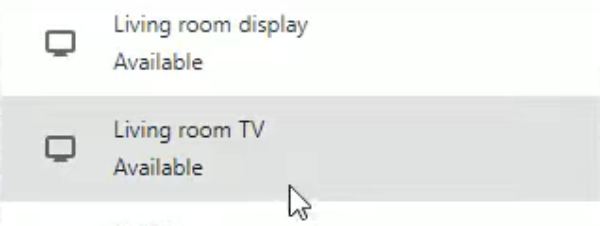 Cast DVD TV Chrome