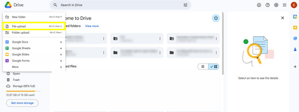 Muat Naik Fail Google Drive