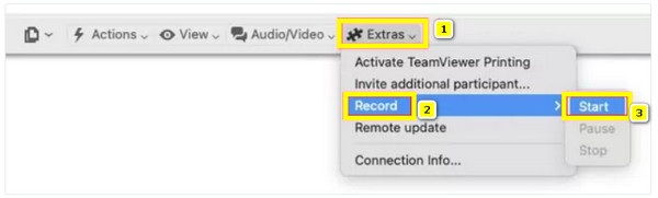 Manually Record Teamviewer on Mac