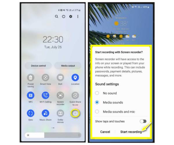 Wbudowany rejestrator telefonu