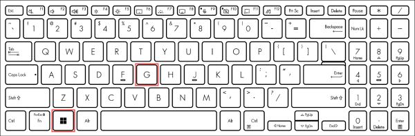 Xbox Game Bar Shortcut