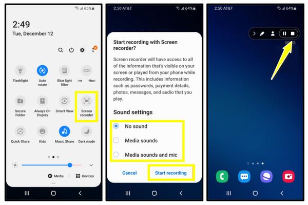 Android Record na Peacock
