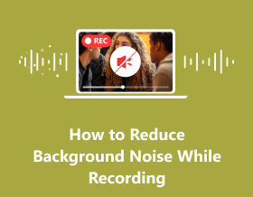 How to Reduce Background Noise While Recording