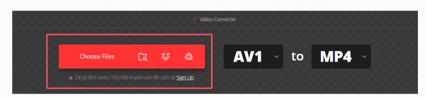 Import Av1 Convertio