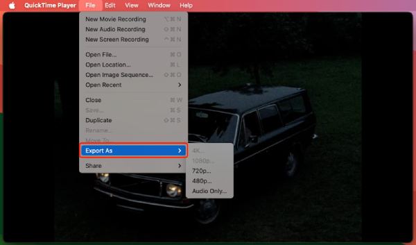 Quicktime MP4 to MOV