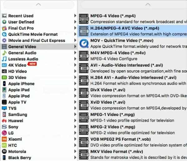 Video Format Handbrake