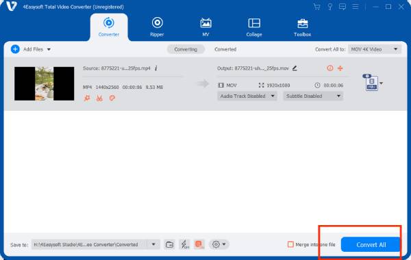 4Easysoft Convert Done