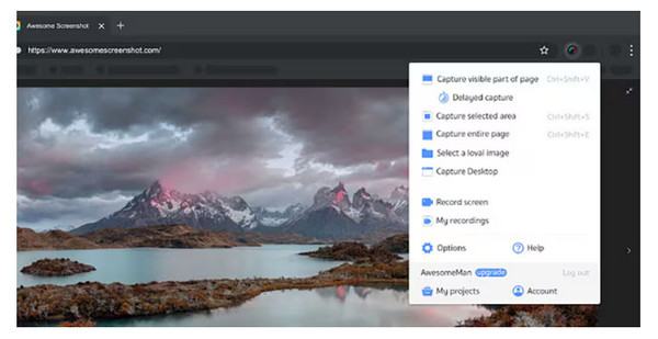 Impresionante grabador de pantalla para Firefox