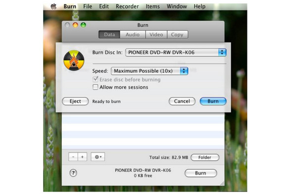 适用于 Mac 的 DVD 刻录机