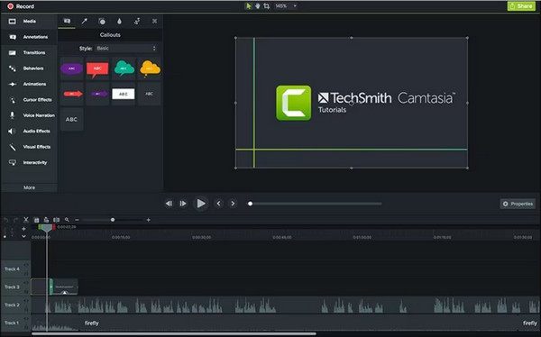 Trình ghi màn hình Camtasia 4k