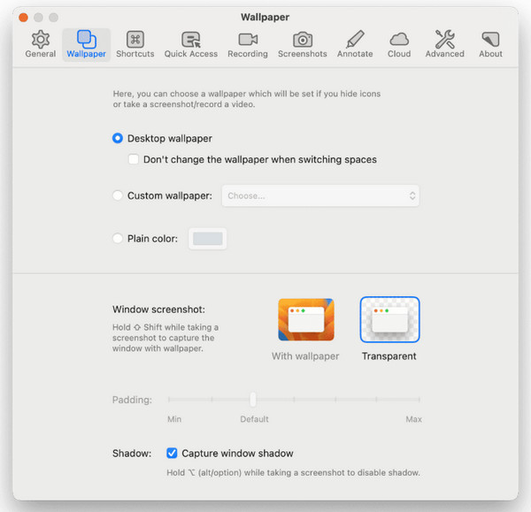 Mac用のCleanshotxスニッピングツール