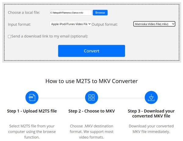 Convertfiles Convert M2ts to MKV