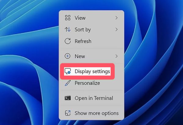 Display Settings Windows