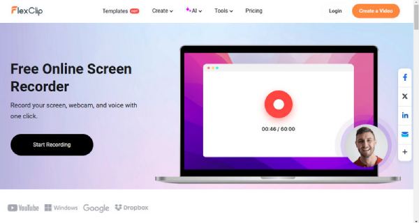 Flexclip Screen Recorder