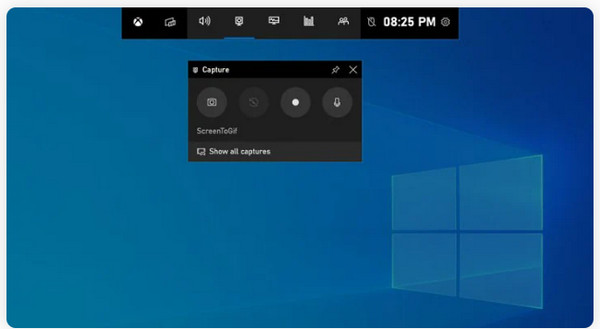 Grabador de pantalla Game Bar HP