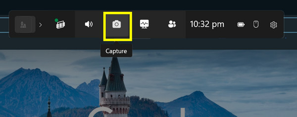 Screenshot della barra di gioco su Dell