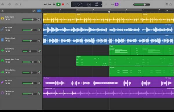 Garageband 录音机