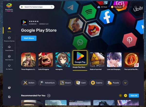 Obtenez Bluestacks sur PC