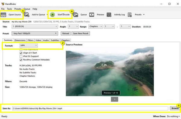 Handbrake Mov'u Webm'e Dönüştür