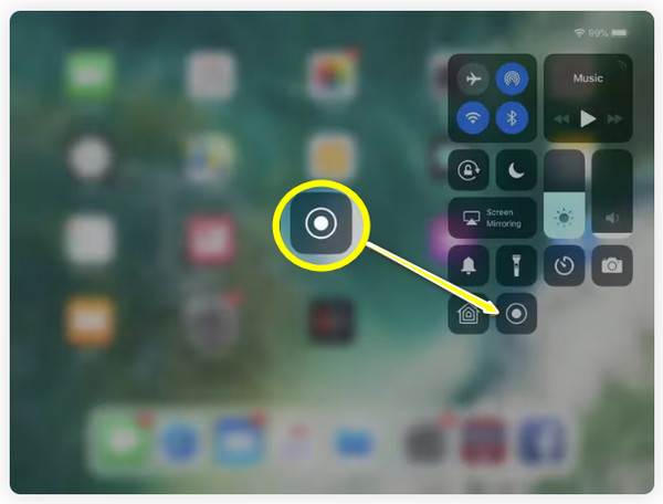 iPad-Tap-Bildschirmaufzeichnung
