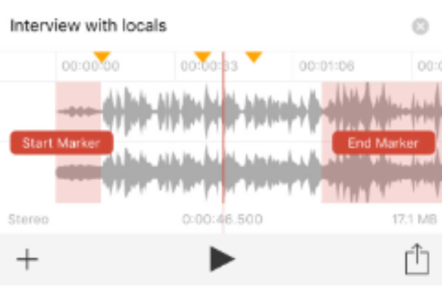 Grabadora de audio para iPhone Auphonic