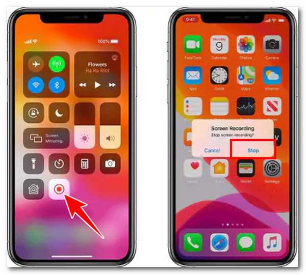 Nahrávání obrazovky iPhonu