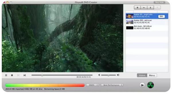 iSkysoft DVD 刻录机 Mac 版