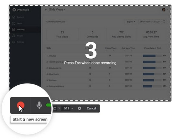 iSpring Record Screen