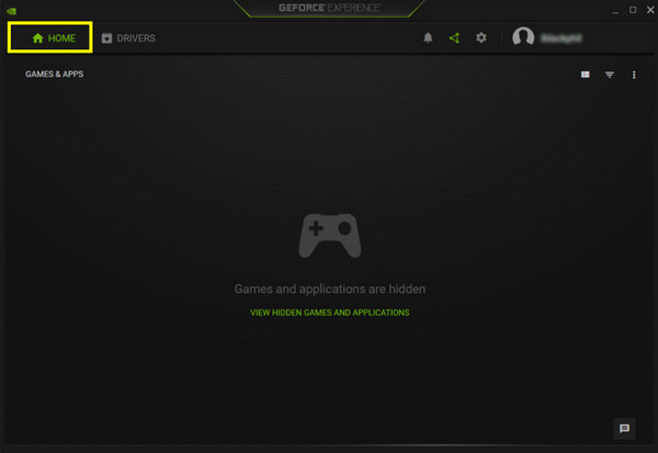 Launch Geforce Experience