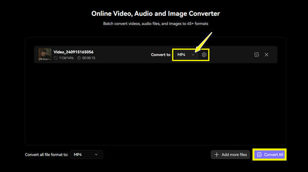 Media.io Convert Vimeo To MP4