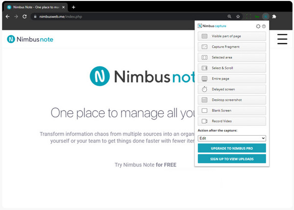 Nimbus Capture: la mejor extensión para grabar pantalla