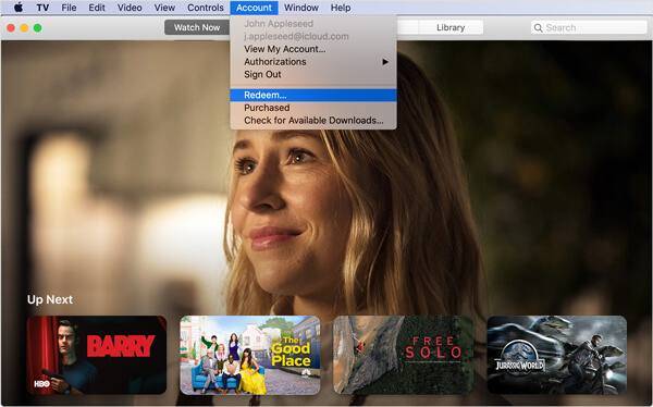 Redeem Blu Ray Disc